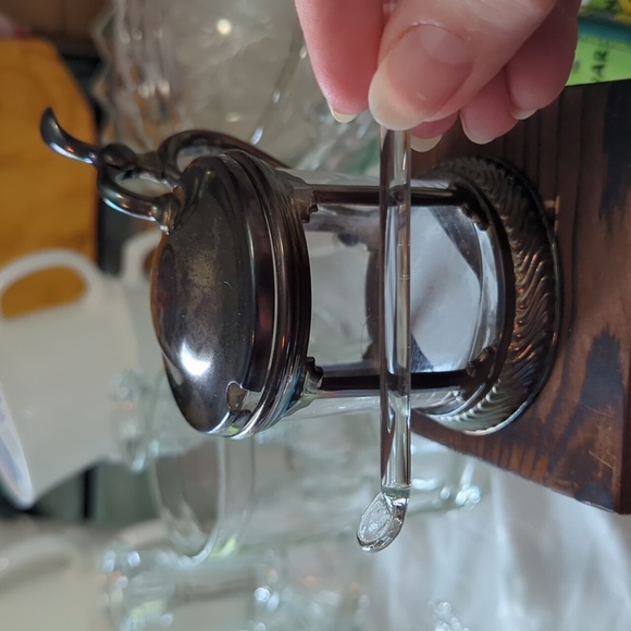 Vintage Glass Condiment Jar - Picture 4 of 4